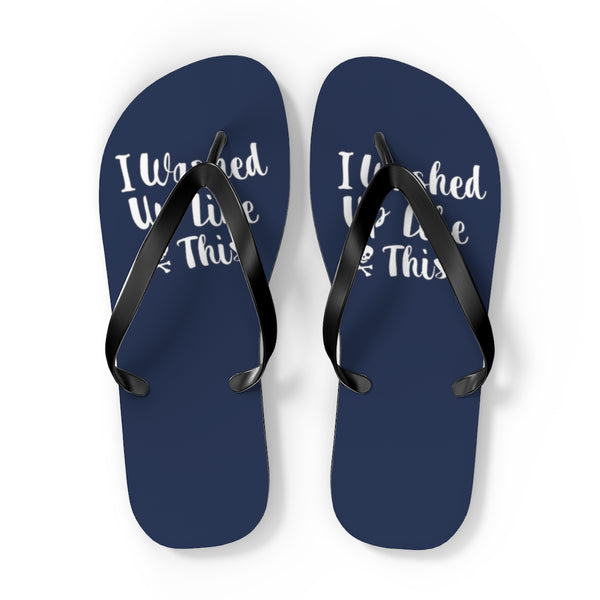 Washed Up Unisex Flip-Flops - RobbNPlunder