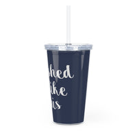 Washed Up Plastic Tumbler with Straw - RobbNPlunder